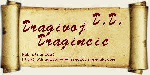 Dragivoj Draginčić vizit kartica